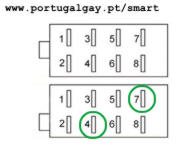trocar pinos de alimentação