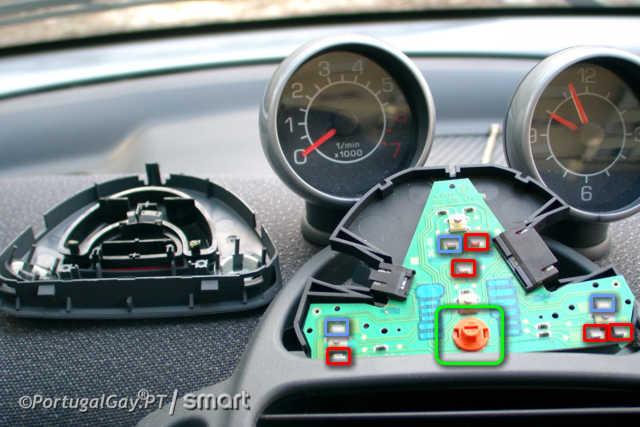 iluminação tablier